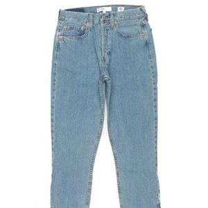 RE/DONE High Rise Ankle Zip